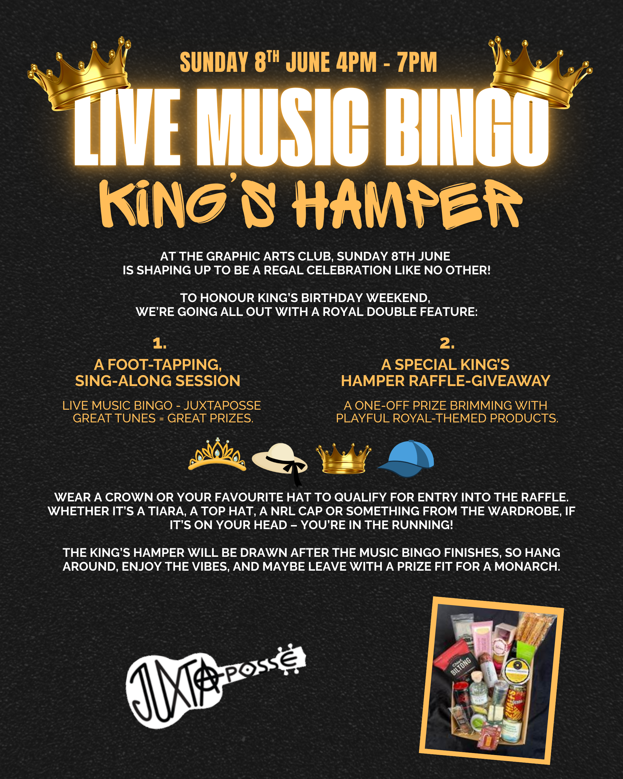 Sunday Music Bingo